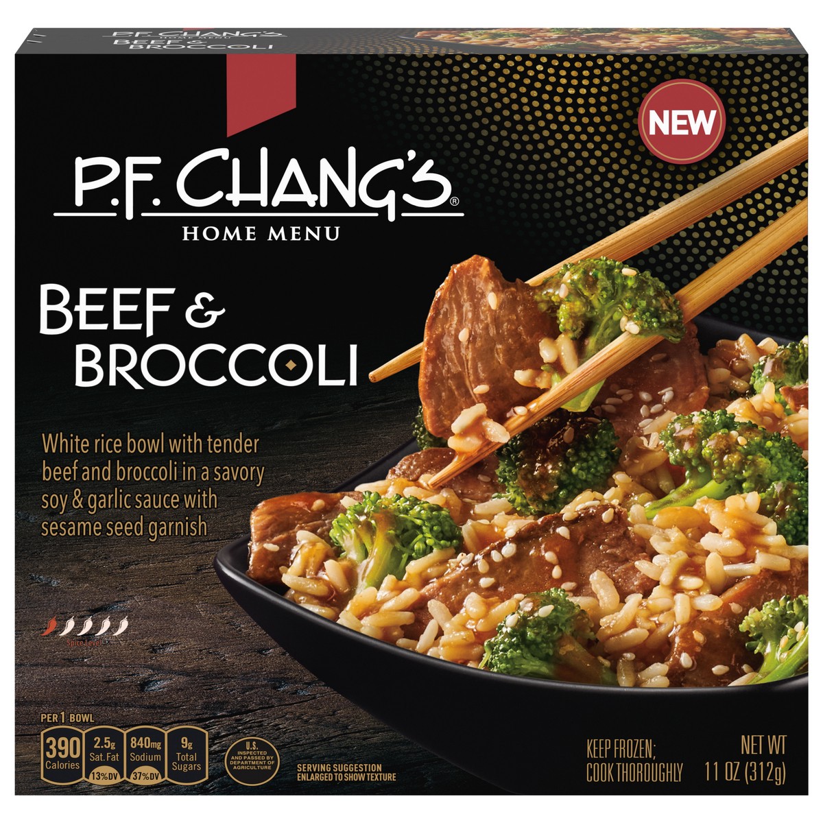 slide 1 of 1, P.F. Chang's Beef & Broccoli 11 oz, 11 oz