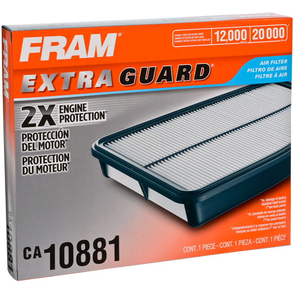 slide 1 of 1, Fram Extra Guard Air Filter, 1 ct