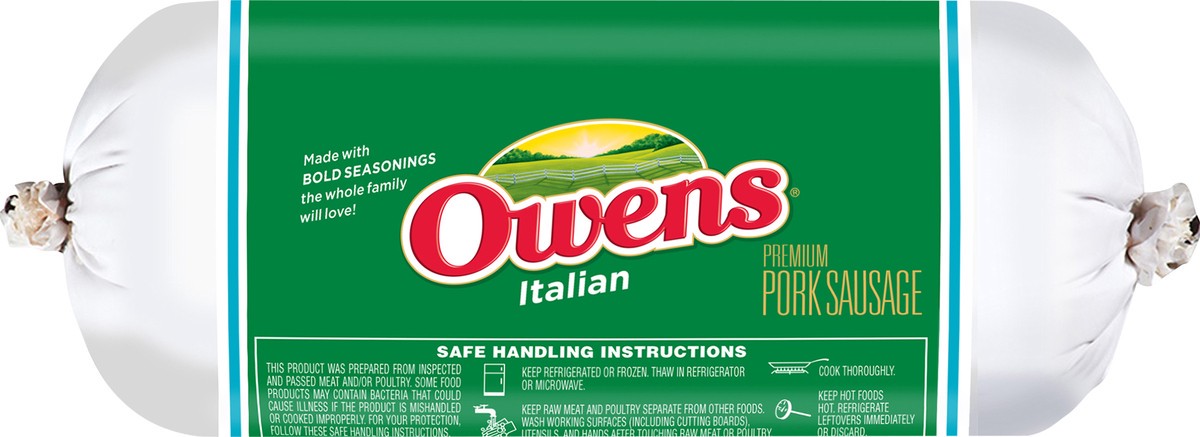slide 6 of 9, Owens Italian Sausage Chub, 16 oz