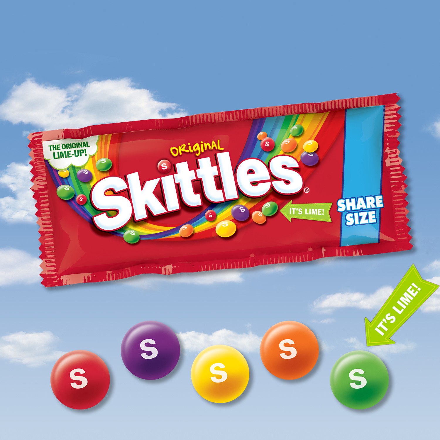 slide 2 of 8, SKITTLES Original Chewy Candy, Share Size, 4 oz Bag, 4 oz