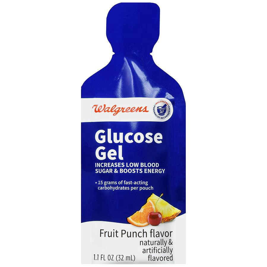 slide 3 of 5, Walgreens Glucose Gel Fruit Punch, 1.1 oz