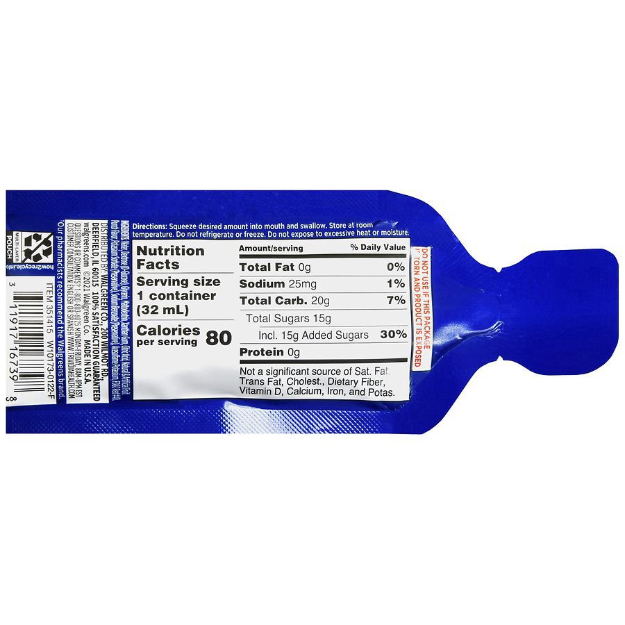 slide 2 of 5, Walgreens Glucose Gel Fruit Punch, 1.1 oz