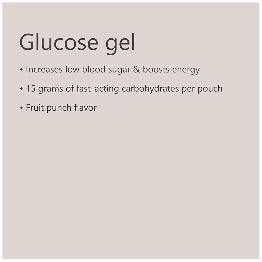 slide 5 of 5, Walgreens Glucose Gel Fruit Punch, 1.1 oz