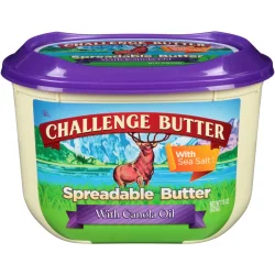 Challenge Dairy, Butter with Canola Oil and Sea Salt, Spreadable