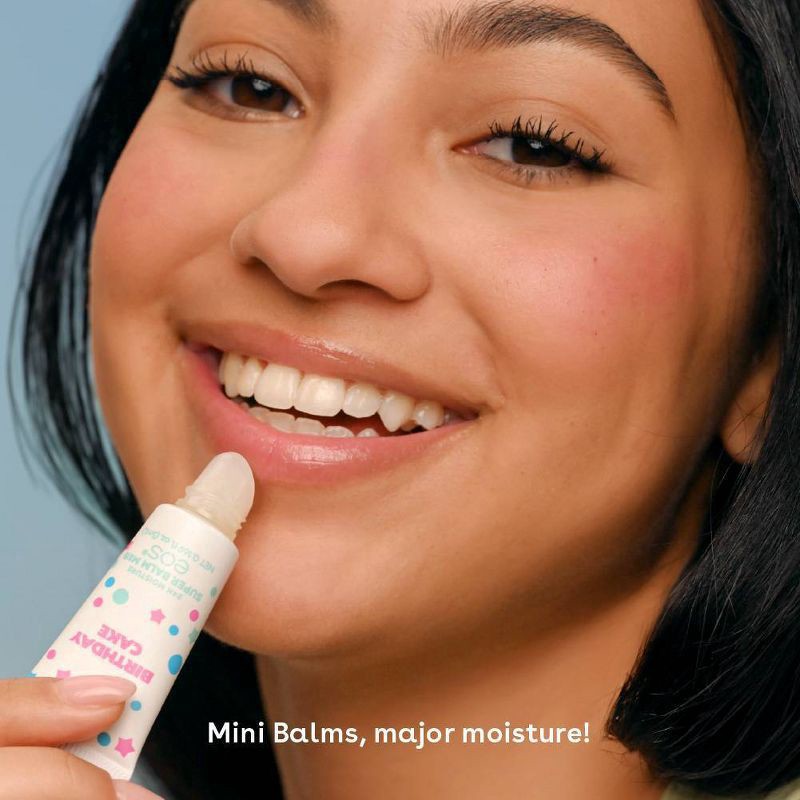 slide 6 of 9, eos 24hrs Moisture Super Balm Minis - Crème de la Crème - 0.169 fl oz/3pk, 3 ct