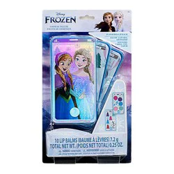 Frozen Lip Balm Slide Out Toy Phone Compact - Ea