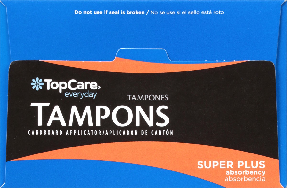 slide 9 of 9, TopCare Everyday Super Plus Absorbency Unscented Tampons 40 ea, 40 ct