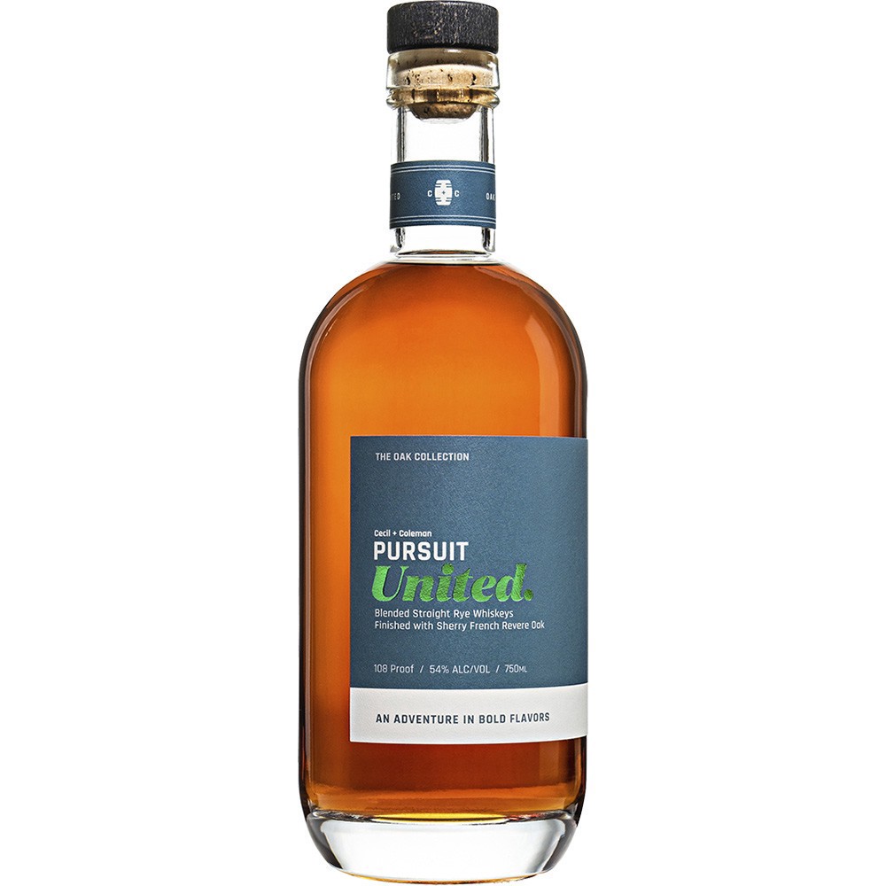 slide 1 of 1, Pursuit United Sherry French Oak Reserve Rye, 750 ml