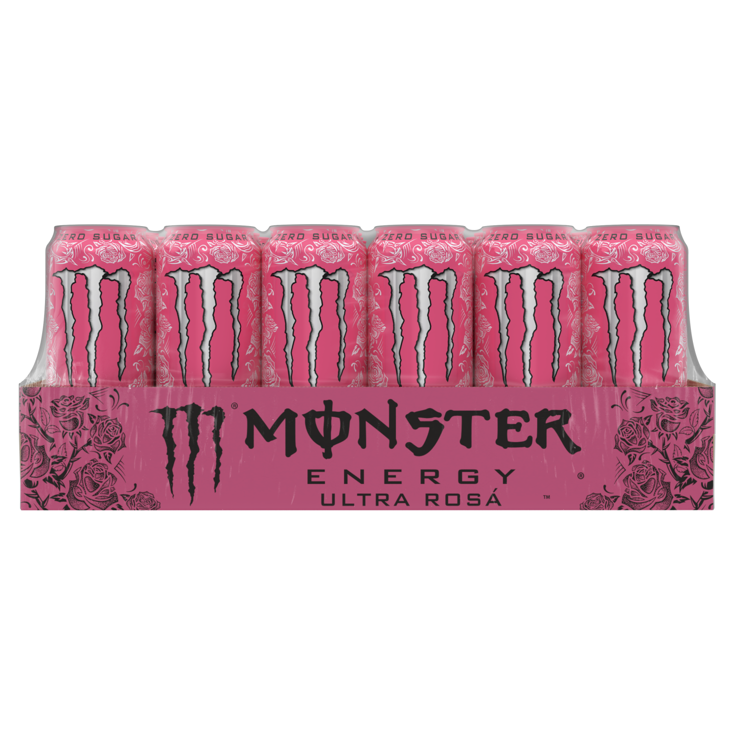 slide 2 of 5, Monster Energy Ultra Rosa, Sugar Free Energy Drink - 16 oz, 16 oz