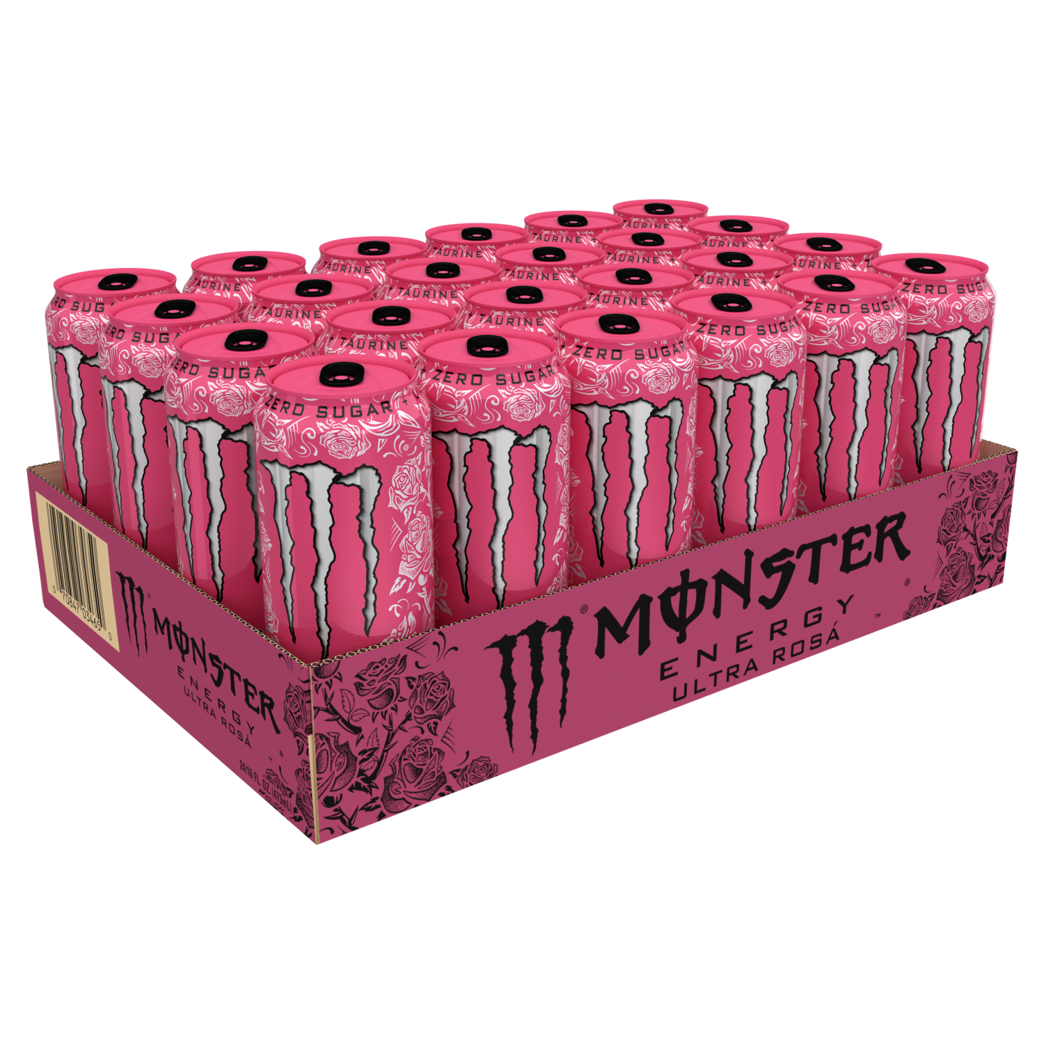 slide 4 of 5, Monster Energy Ultra Rosa, Sugar Free Energy Drink - 16 oz, 16 oz