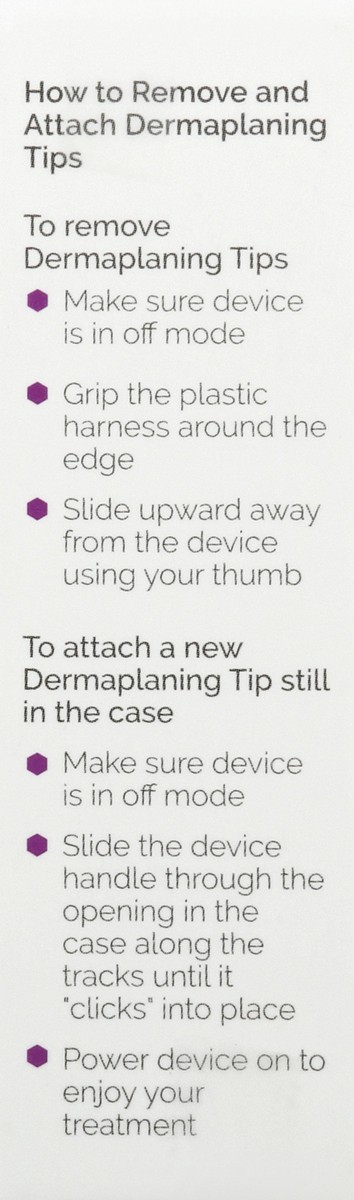 slide 6 of 6, Spa Sciences Replacement Dermaplaning Tips 1 ea, 1 ct