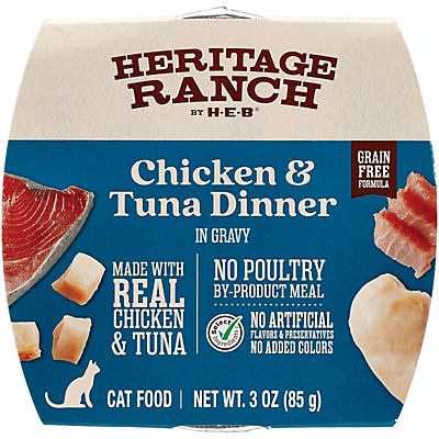 Heritage Ranch by H E B Grain Free Chicken Tuna Dinner Wet Cat