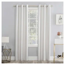 Sun Zero Doret Blackout Panel Pair Pearl 74" x 84"