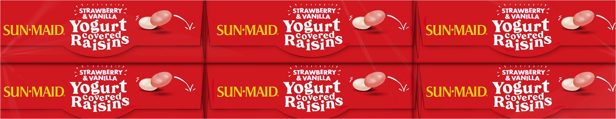 slide 9 of 9, Sun-Maid Strawberry Vanilla Yogurt Raisins - 6ct, 6 ct