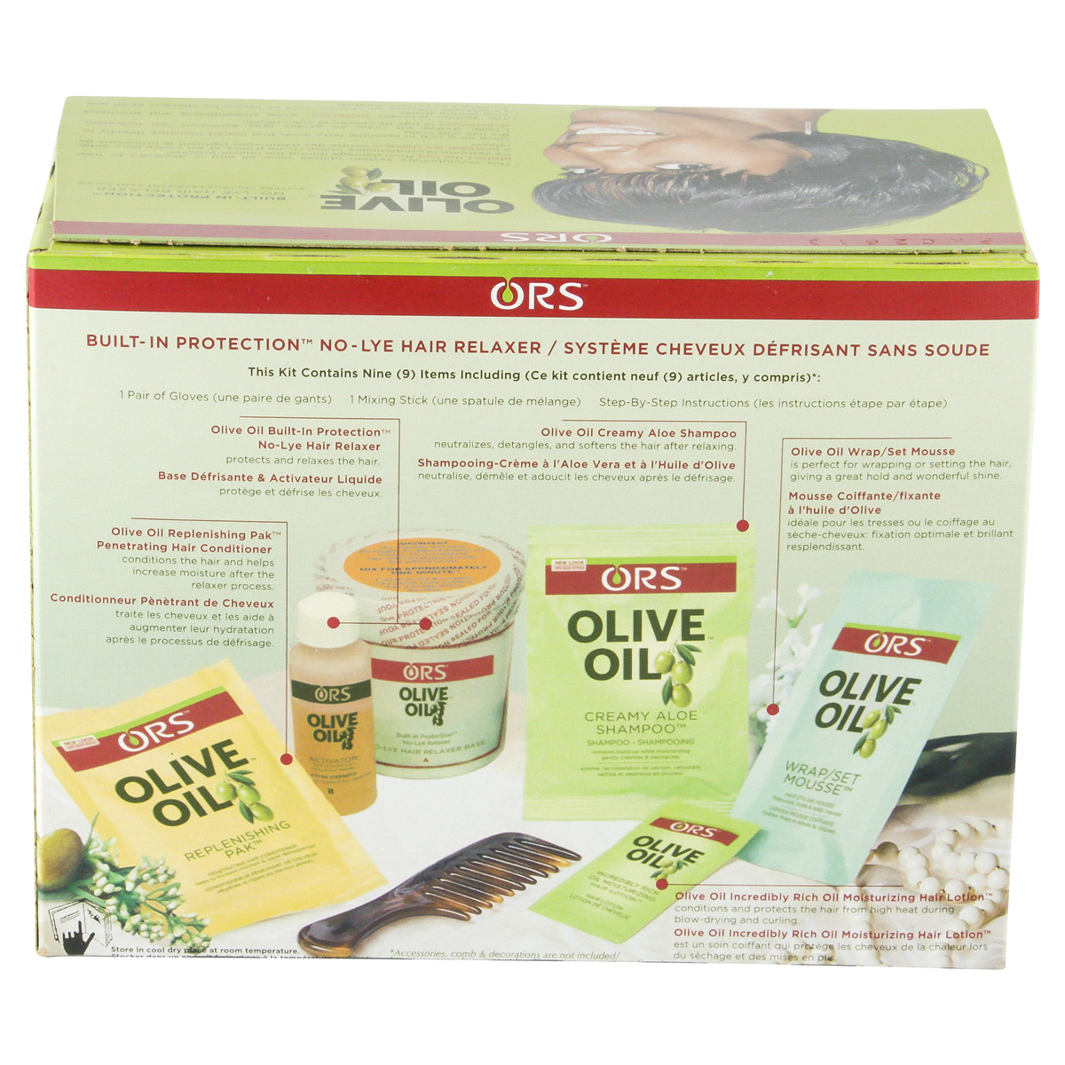 slide 6 of 6, ORS Olive Oil Extra Strength No-Lye Relaxer, 1 ct