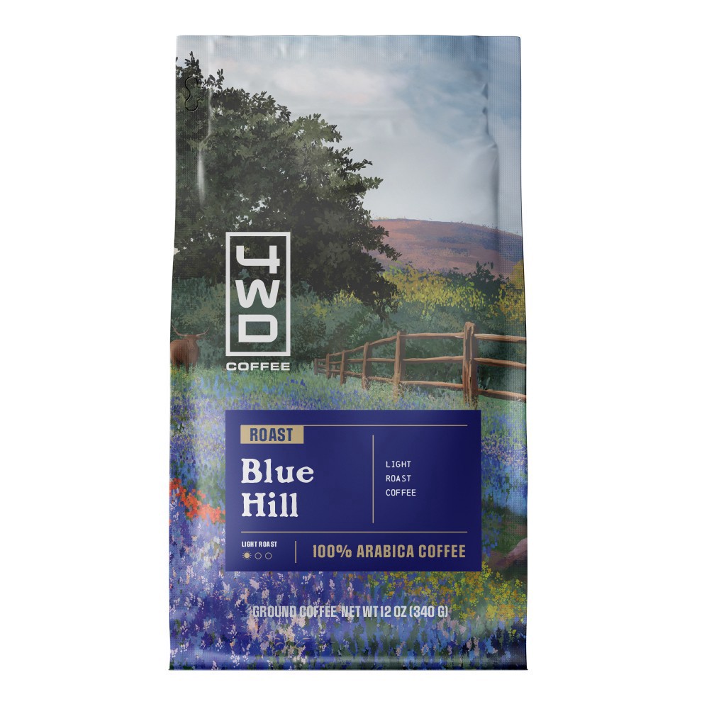 slide 1 of 1, 4Wd Coffee - Blue Hill Ground Light Roast - 12 oz, 12 oz