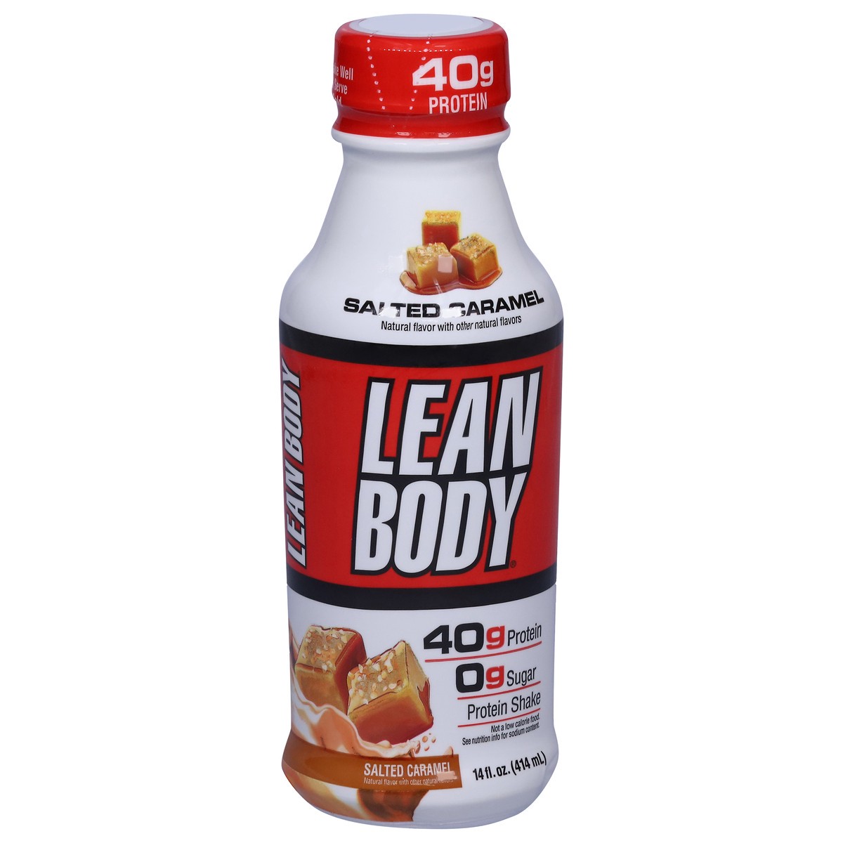 slide 5 of 9, Lean Body Salted Caramel Protein Shake 14 fl oz, 14 fl oz