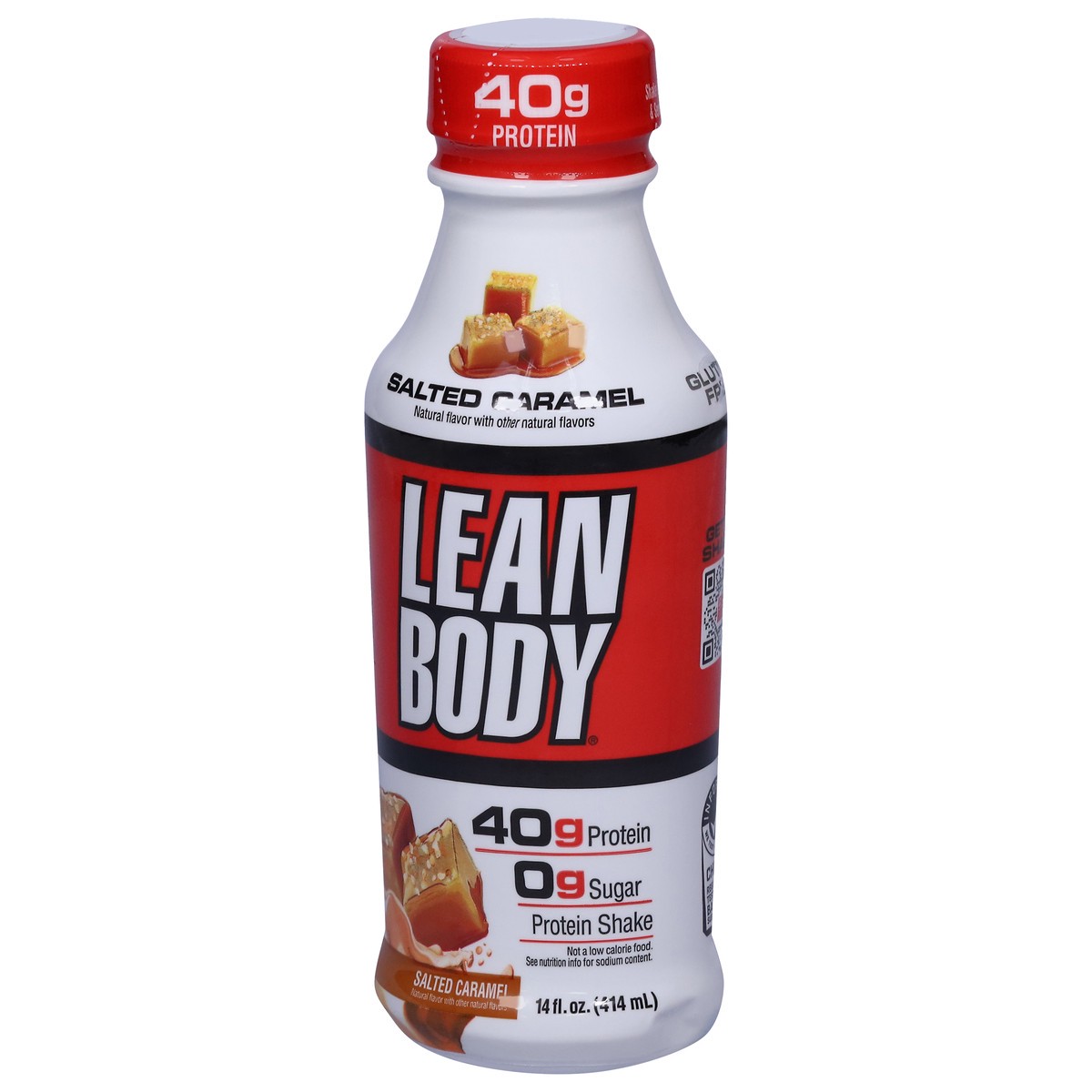 slide 3 of 9, Lean Body Salted Caramel Protein Shake 14 fl oz, 14 fl oz