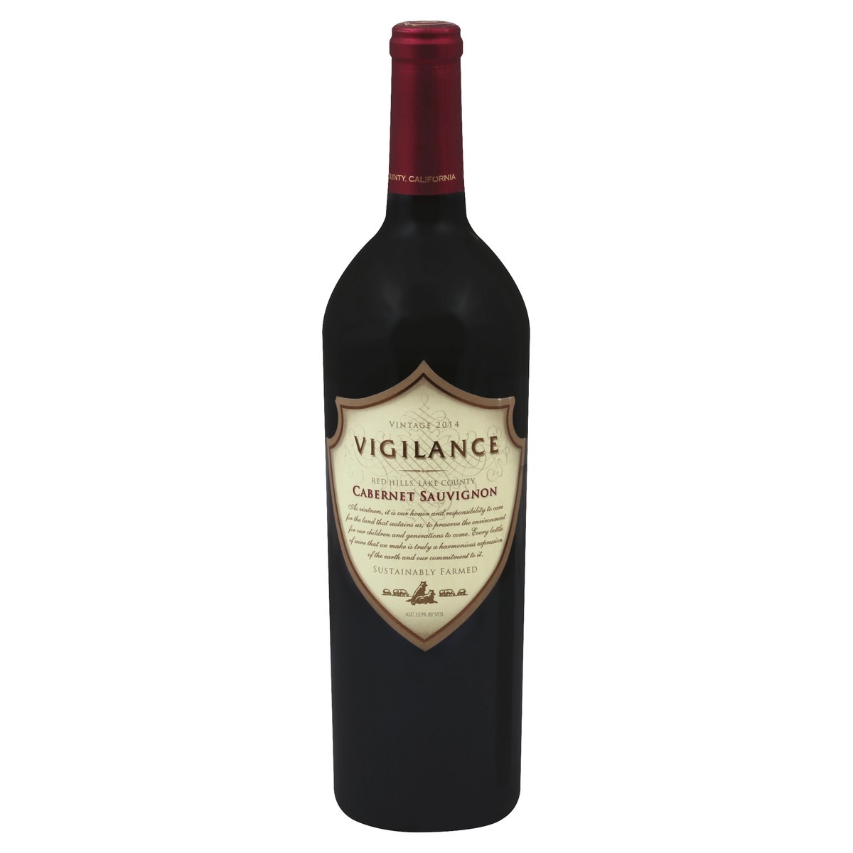 slide 3 of 3, Viligance Cabernet Sauvignon, 750 ml