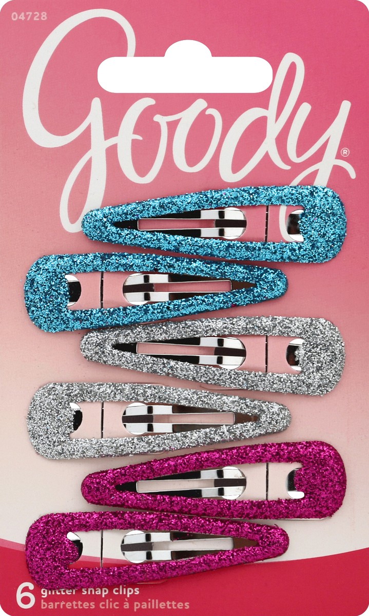 slide 2 of 2, Goody Glam Girl Glitter Barretts, 1 ct