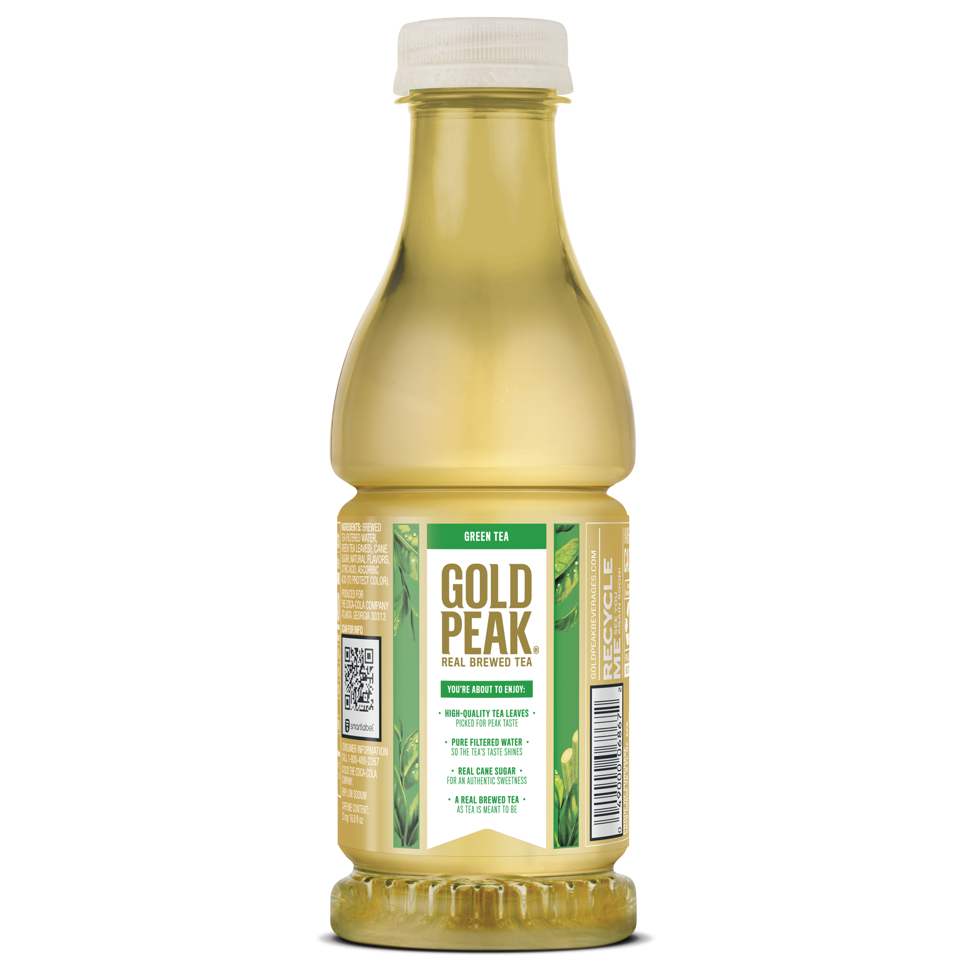 slide 3 of 5, Gold Peak Green Tea, 6 ct; 500 ml