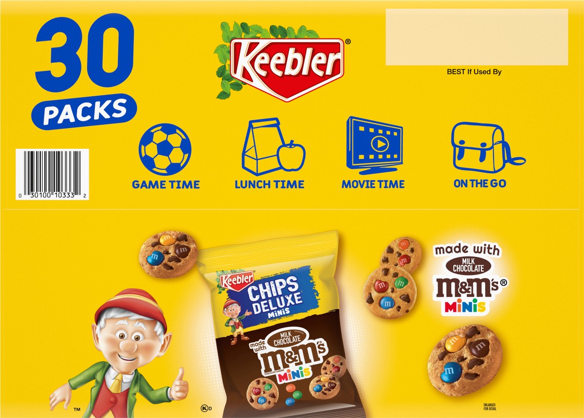 slide 10 of 10, Keebler Minis Milk Chocolate Chocolate Candies Cookies 30-1.6 oz, 48 oz