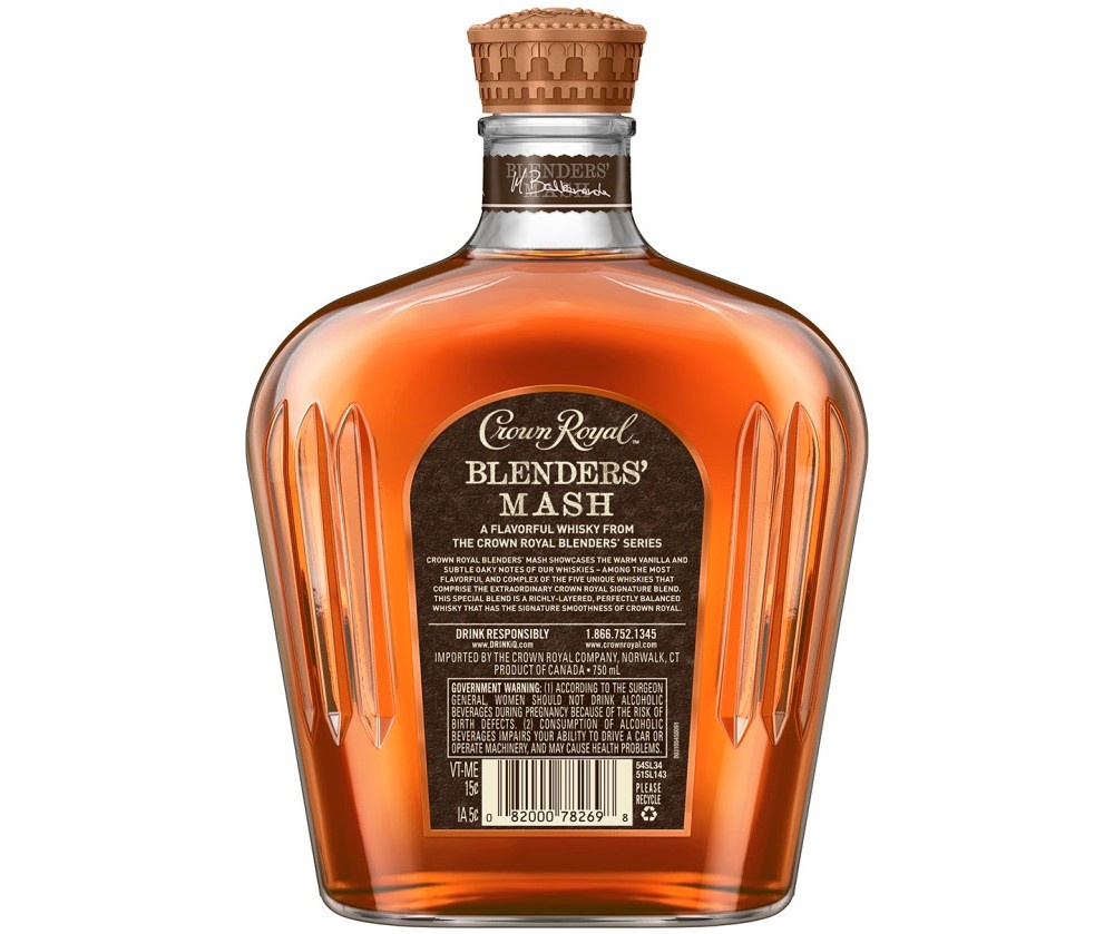 slide 3 of 3, Crown Royal Bourbon Mash Canadian Whisky, 750 ml