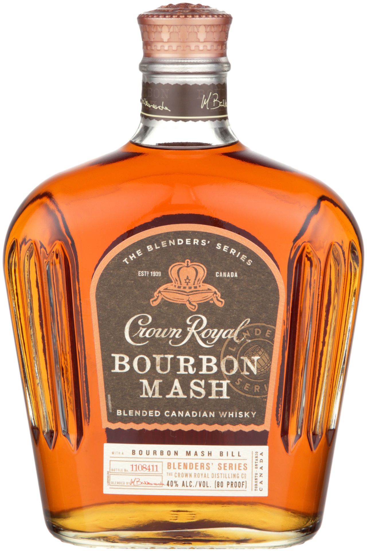 slide 1 of 3, Crown Royal Bourbon Mash Canadian Whisky, 750 ml