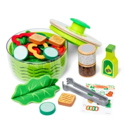 Melissa & Doug Salad Spinner Play Set, Pretend Play Food For Boys And Girls Ages 3+