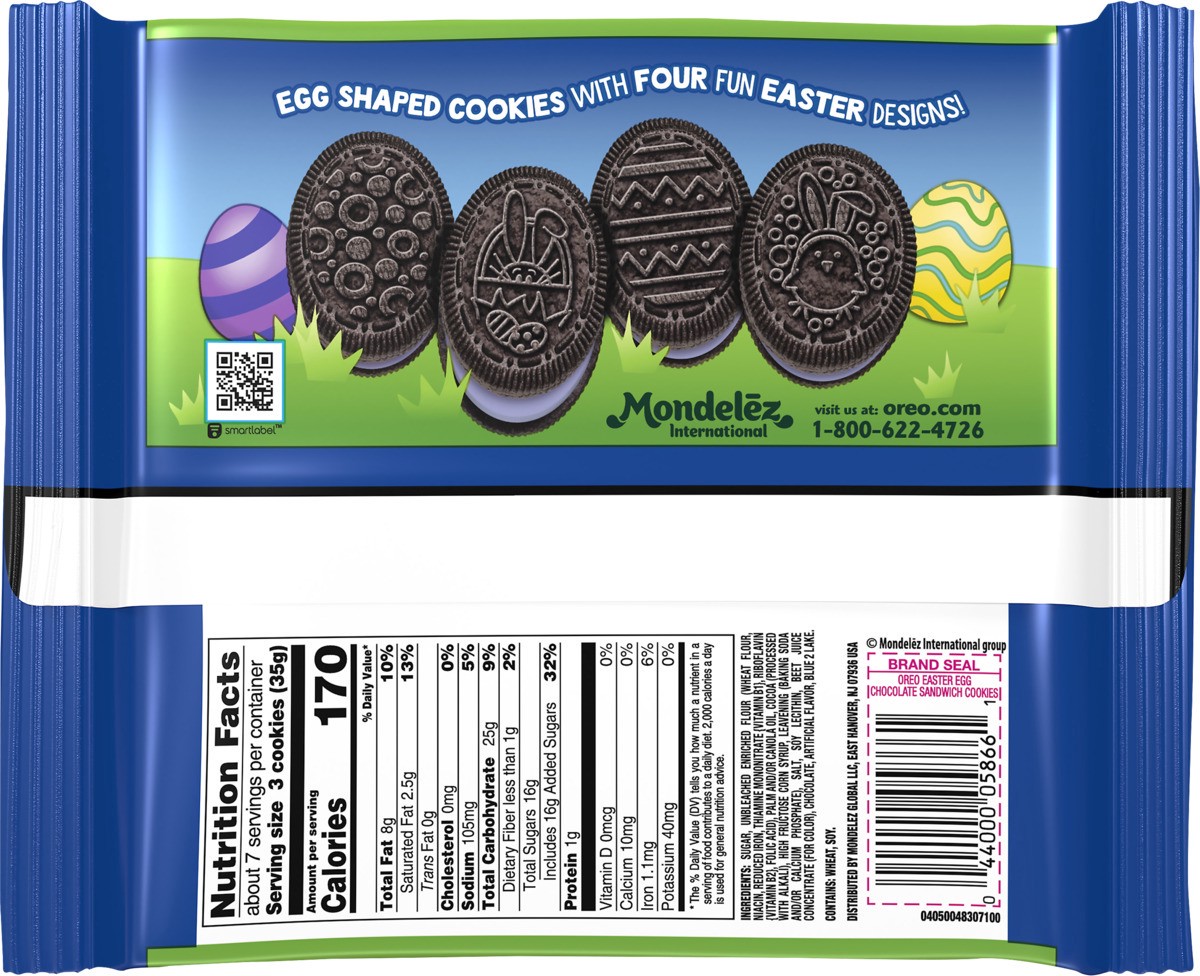 slide 8 of 11, Oreo Cookies Easter Egg, 8.5 oz