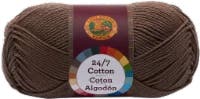 Lion Brand 24/7 Cotton Yarn - Cafe Au Lait