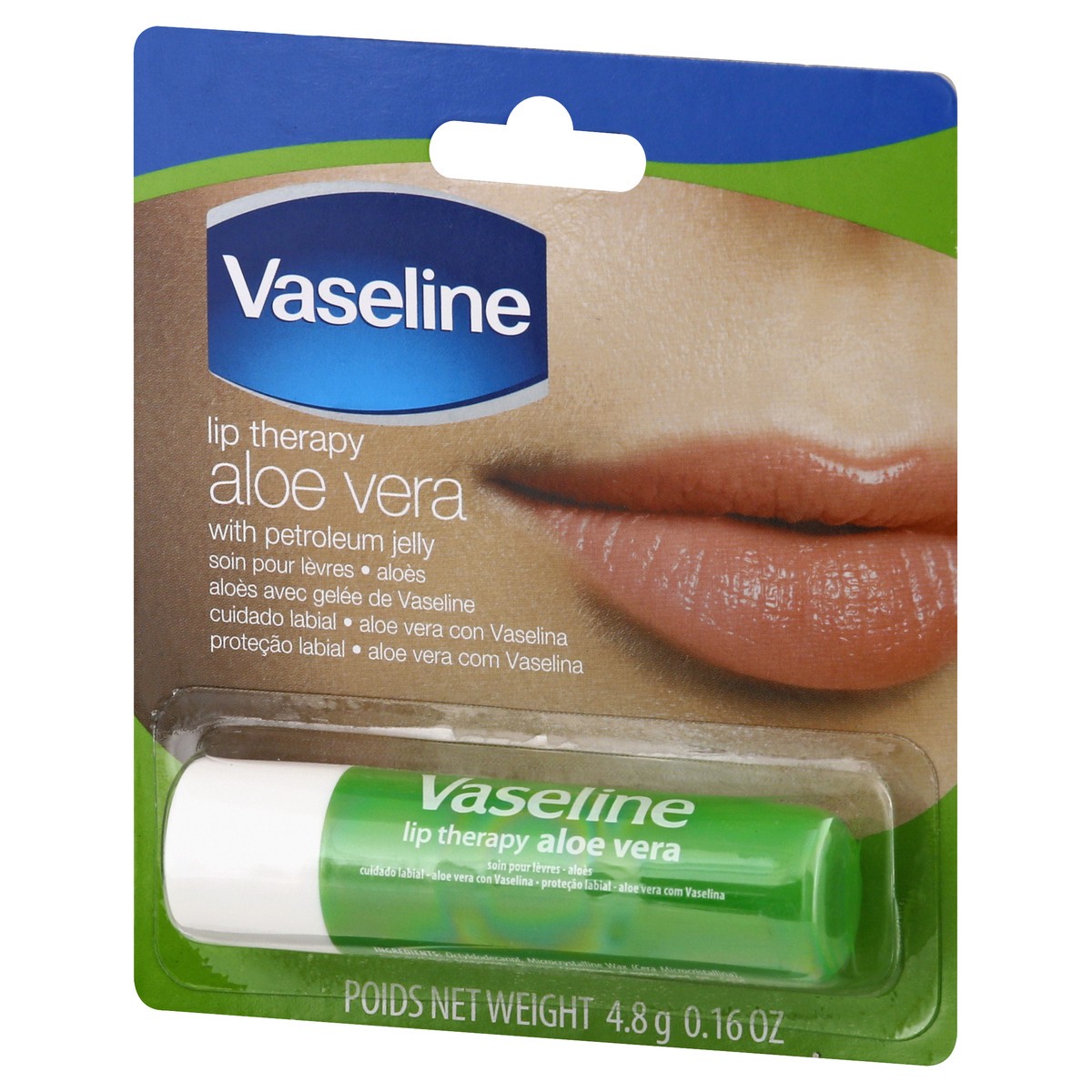 slide 3 of 9, Vaseline Aloe Vera Lip Therapy 4.8 gr, 0.16 oz