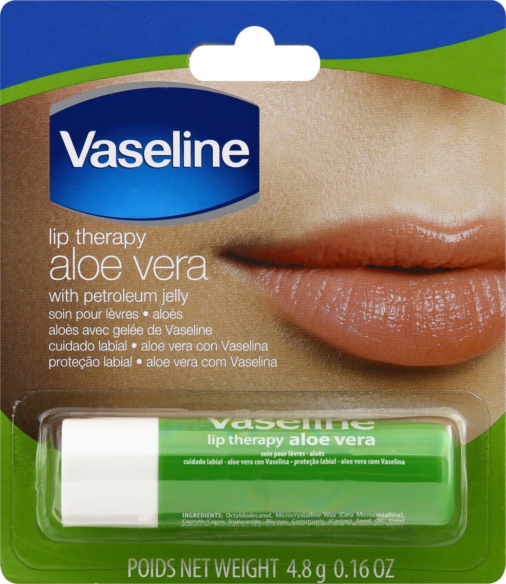 slide 6 of 9, Vaseline Aloe Vera Lip Therapy 4.8 gr, 0.16 oz