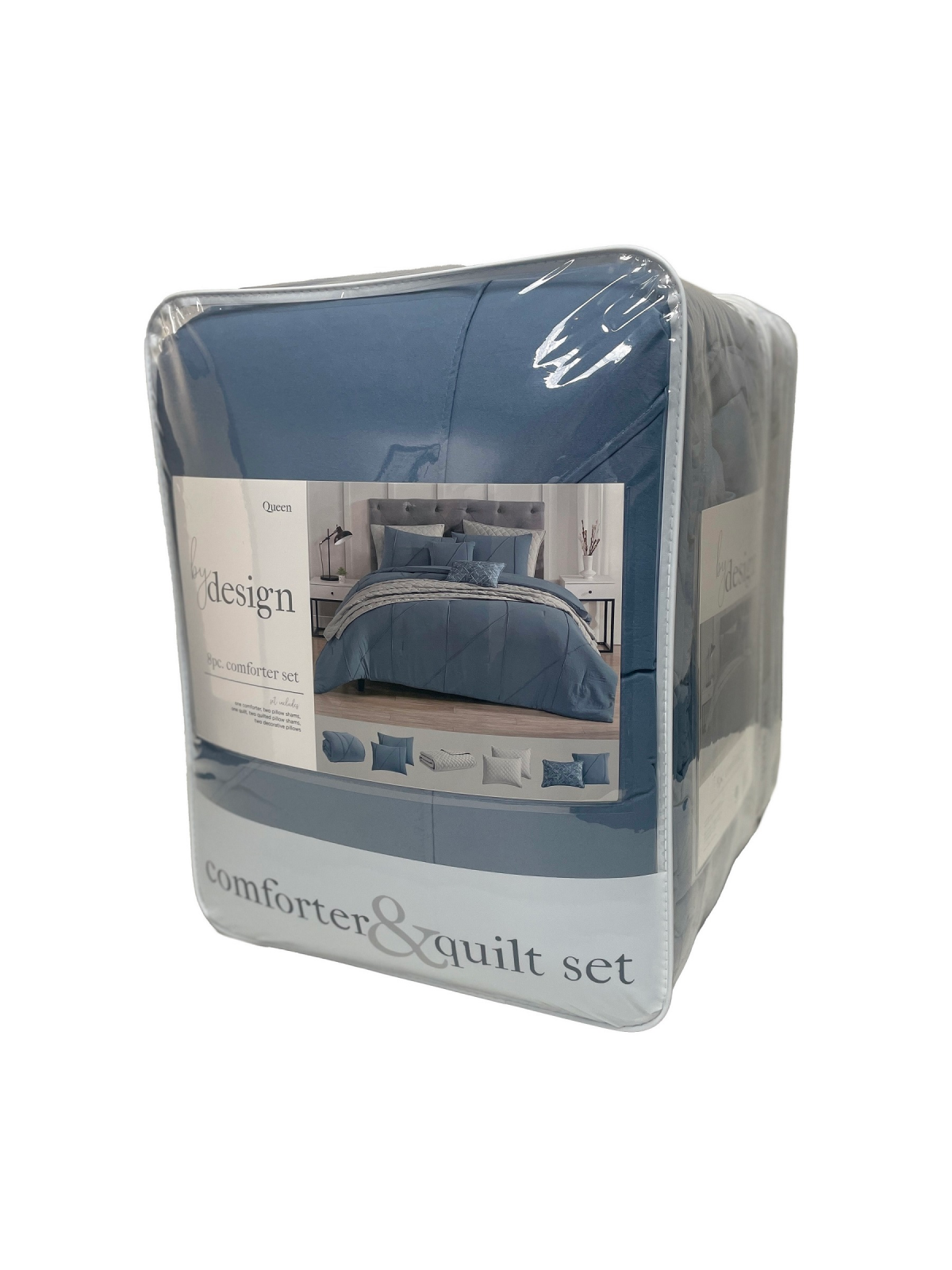 slide 1 of 13, 8pc Queen Fashion Comforter Set, 8 ct