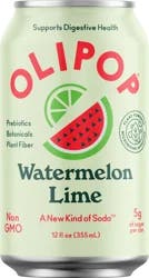 Olipop Wtrmelon Lime Soda - 12 fl oz
