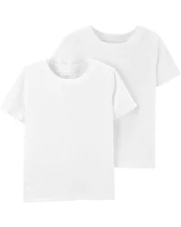 Carter's Carters 2-Pack Cotton Undershirts White 8