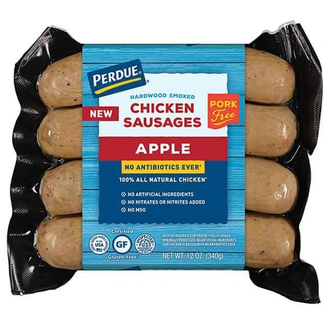 slide 1 of 2, PERDUE NAE Apple Chicken Sausage, 12 oz