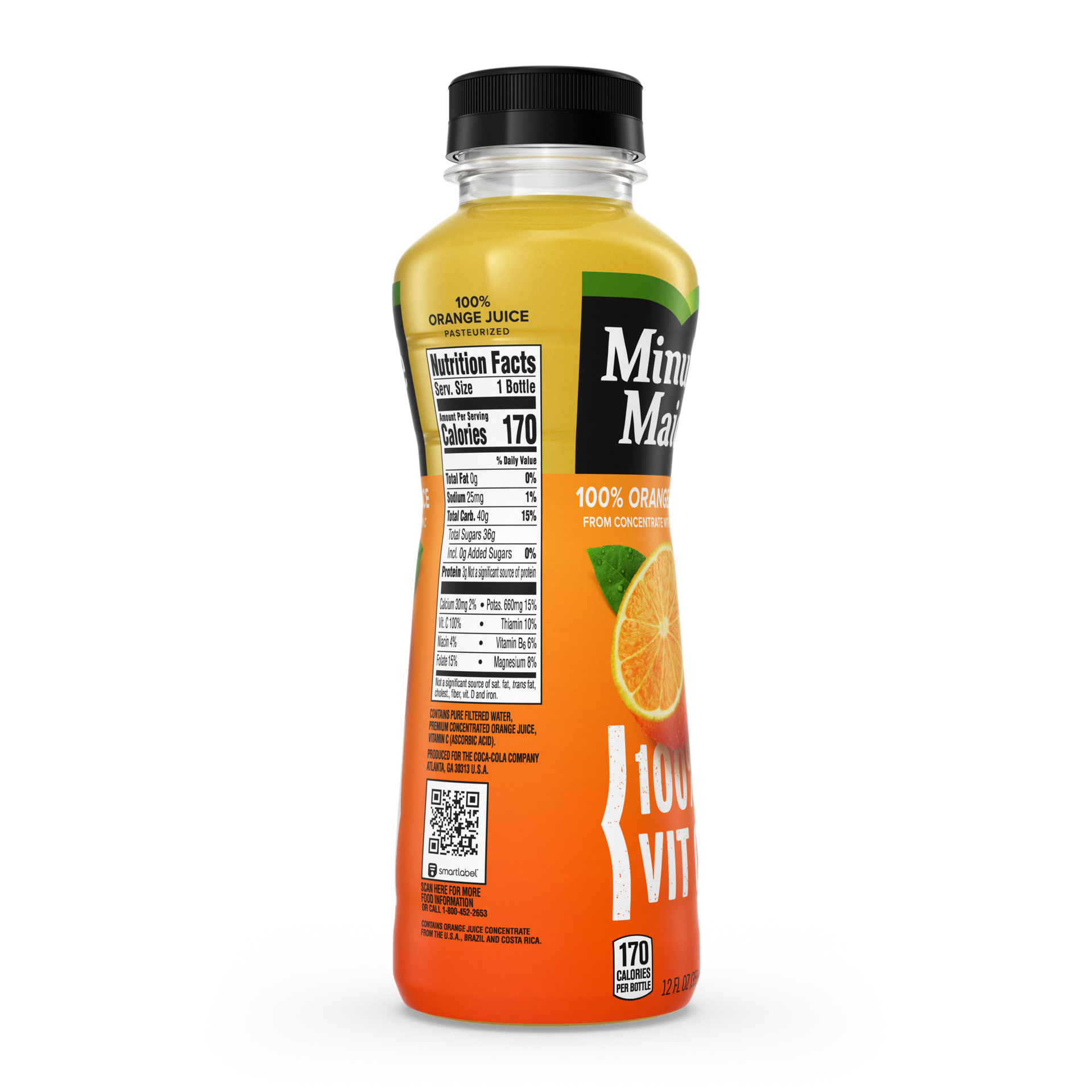 slide 4 of 5, Minute Maid Orange Juice Bottle- 12 fl oz, 12 fl oz