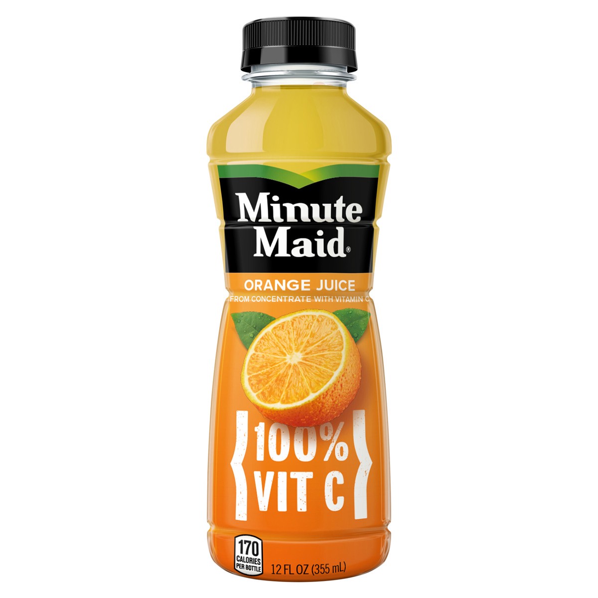 slide 1 of 5, Minute Maid Orange Juice Bottle- 12 fl oz, 12 fl oz