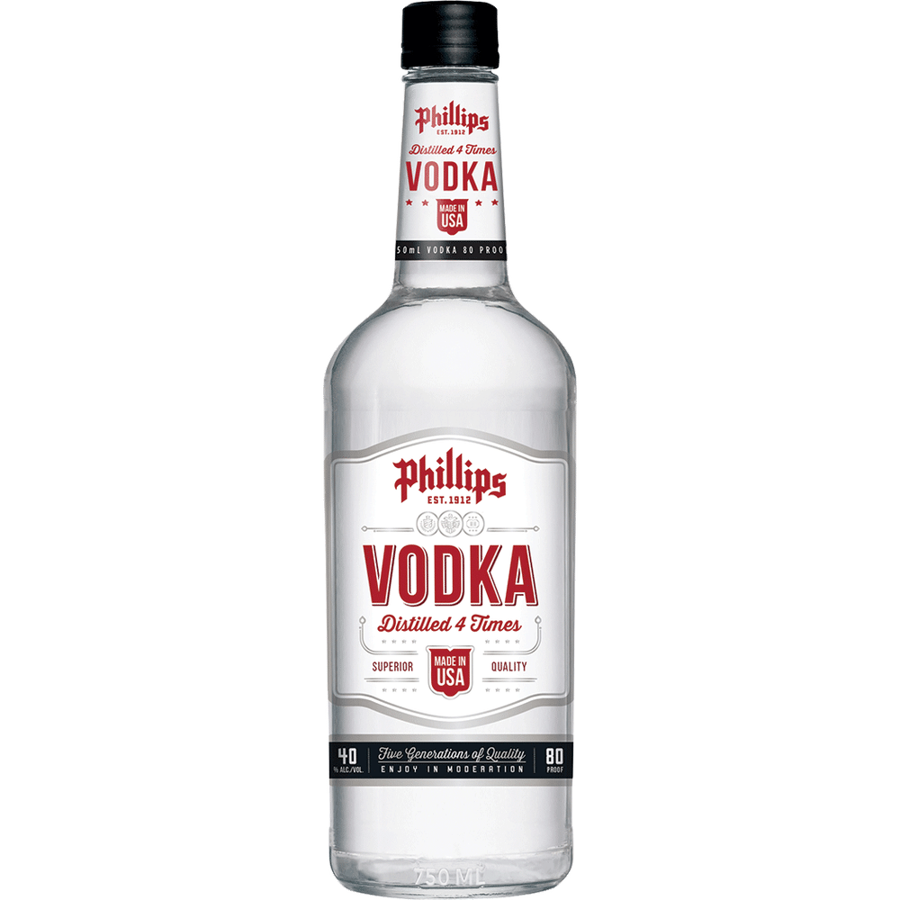 slide 1 of 1, Phillips Vodka, 1 liter