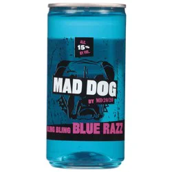 Mad Dog by MD 20/20 Bling Bling Blue Razz Wine 200 ml