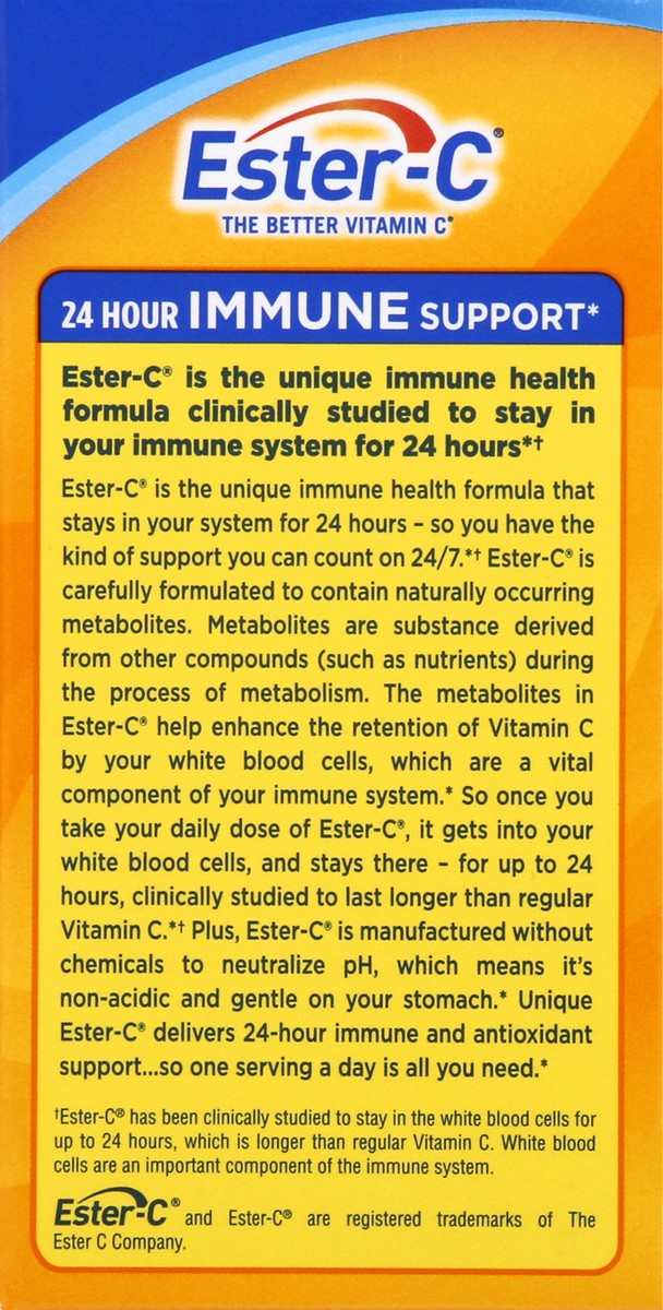 slide 7 of 9, Ester-C Tablets 500 mg Vitamin C 90 ea, 90 ct