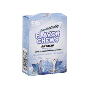 slide 1 of 1, CVS Pharmacy Extra Strength Antacid Peppermint Flavor Chews, 12 ct