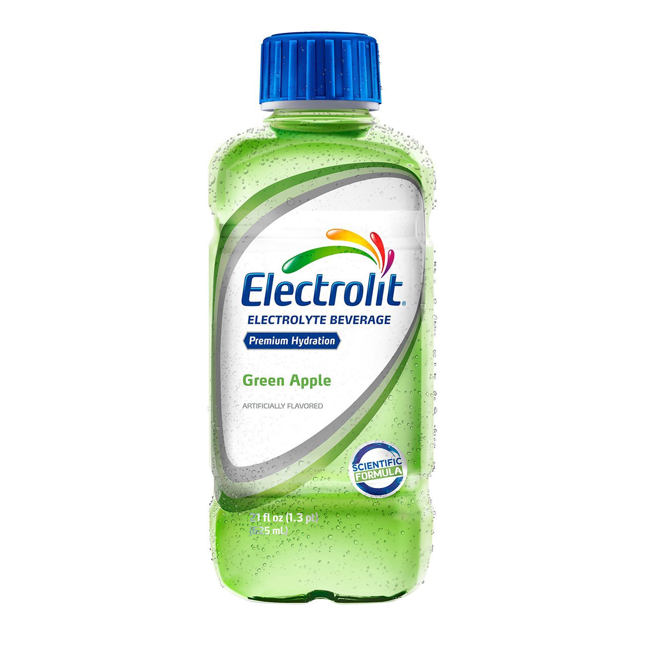 slide 1 of 1, Electrolit Green Apple, 21 oz
