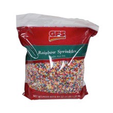 slide 1 of 1, GFS Rainbow Sprinkles, 64 oz
