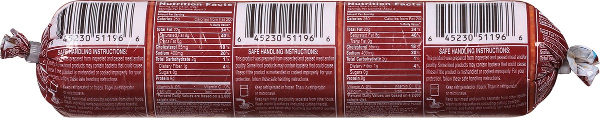 slide 8 of 13, FUD Chorizo 8 oz, 8 oz