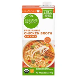 Simple Truth Organic Fat Free Free Range Chicken Broth