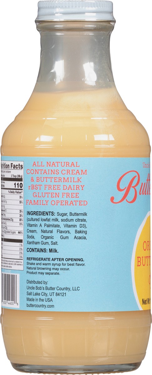 slide 14 of 14, Uncle Bob's Butter Country Original Buttermilk Syrup 16 fl oz, 16 fl oz