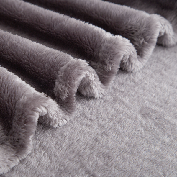 slide 10 of 13, Berkshire Blanket Long Pile Velvetloft Plush, 50 in x 70 in, Castle Rock, 50 in