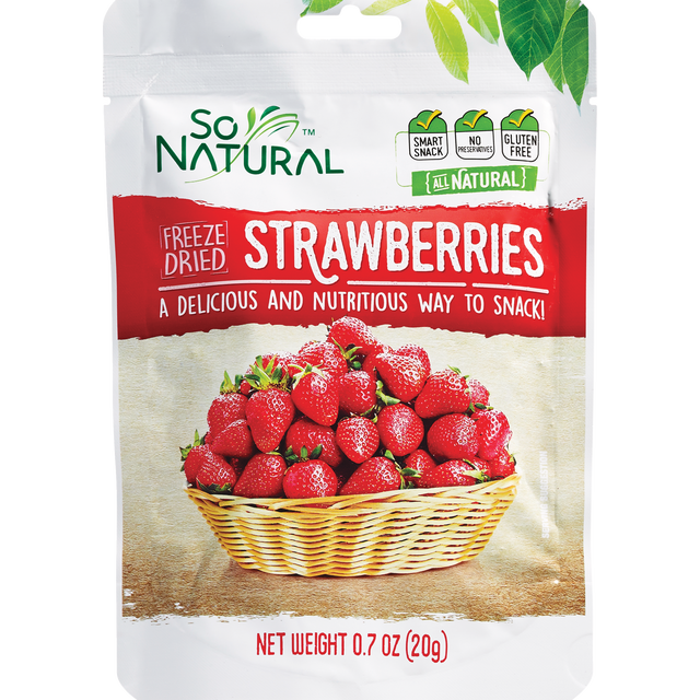 slide 1 of 1, SoNatural Freeze Dry Strawberry - 0.7 oz, 0.7 oz